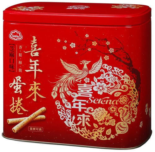 芝麻蛋捲禮盒 512g<br>（4支×8包入）產品圖