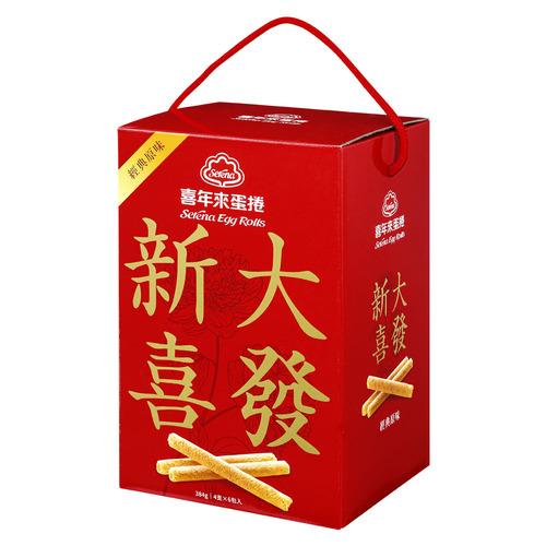 原味蛋捲大發禮盒 384g<br>（4支×6包入）  |產品介紹|禮盒