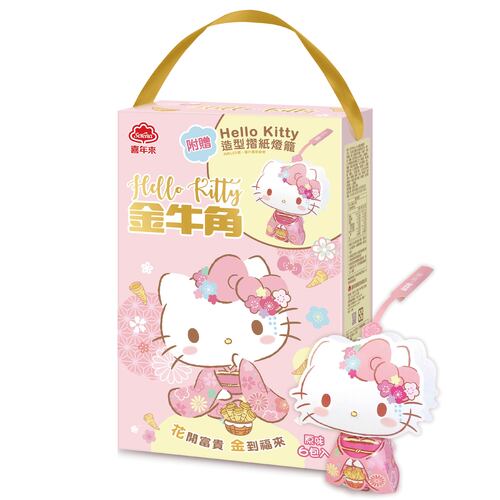 金牛角Hello Kitty禮盒-燈籠款 <br>210g(35gx6包)<br>  |產品介紹|禮盒