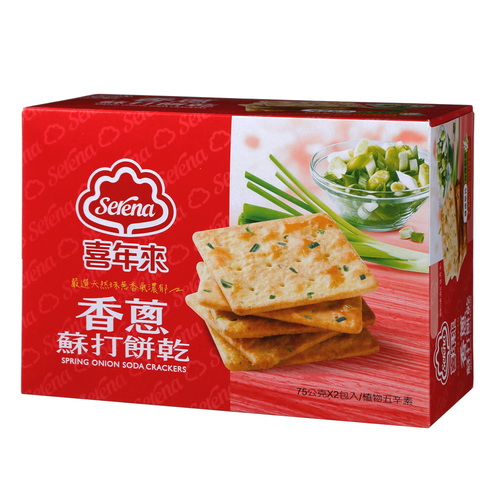 香蔥蘇打分享包 150g<br>（75g×2包入）  |產品介紹|餅乾|所有餅乾