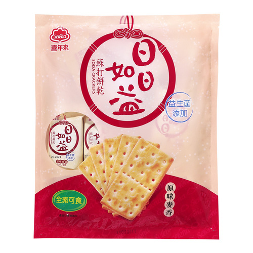 日日如益蘇打餅乾量販包-原味麥香口味<br>(4片×12包入)  |產品介紹|餅乾|所有餅乾