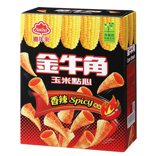金牛角-香辣風味（小）35g<br>（1包入）  |產品介紹|金牛角