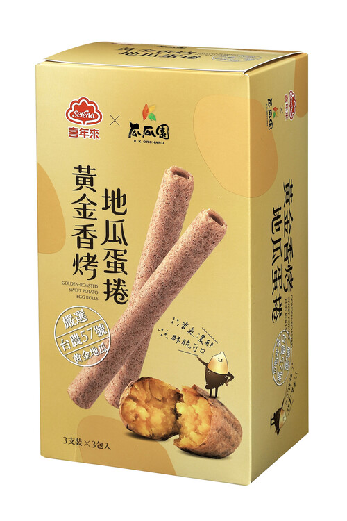 黃金香烤地瓜蛋捲經濟包  |產品介紹|蛋捲