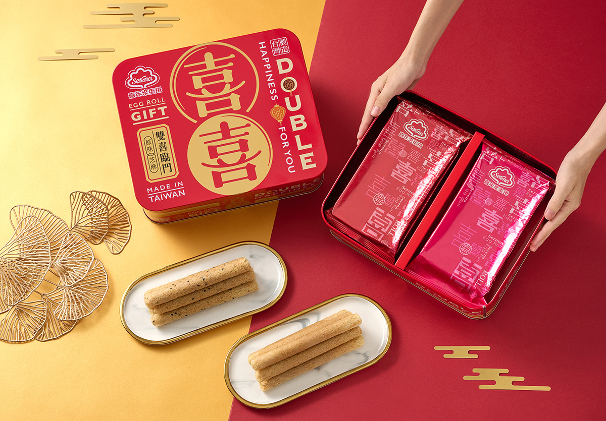 喜年來雙喜蛋捲禮盒