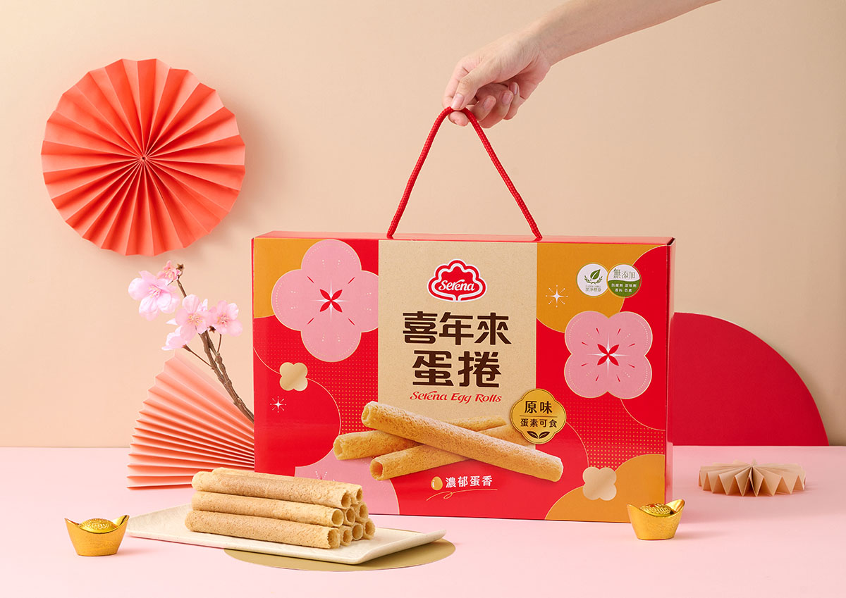 喜年來原味蛋捲迎新禮盒