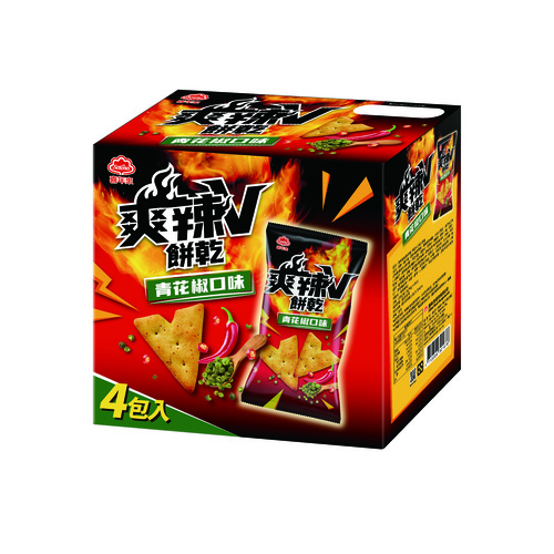 喜年來爽辣V餅乾-青花椒口味分享盒<br/>200g(50g×4包入)產品圖