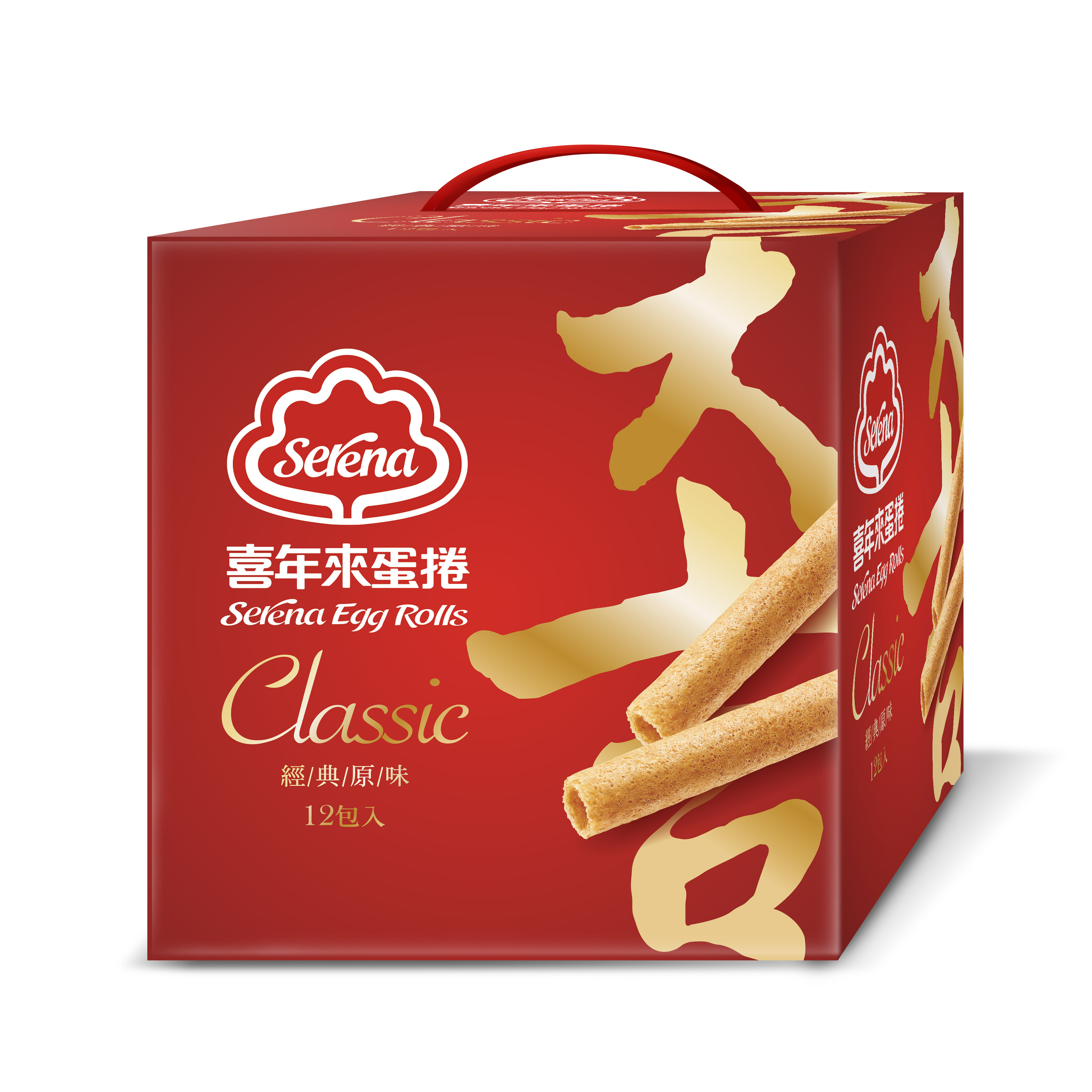 原味蛋捲大吉禮盒<br>768g(4支x12包)