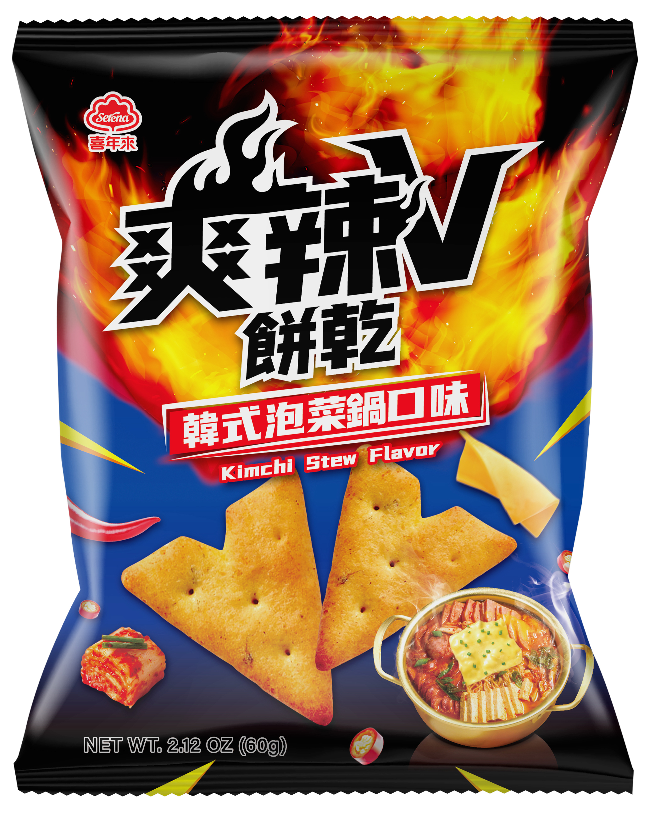 爽辣V餅乾<br/>韓式泡菜鍋風味