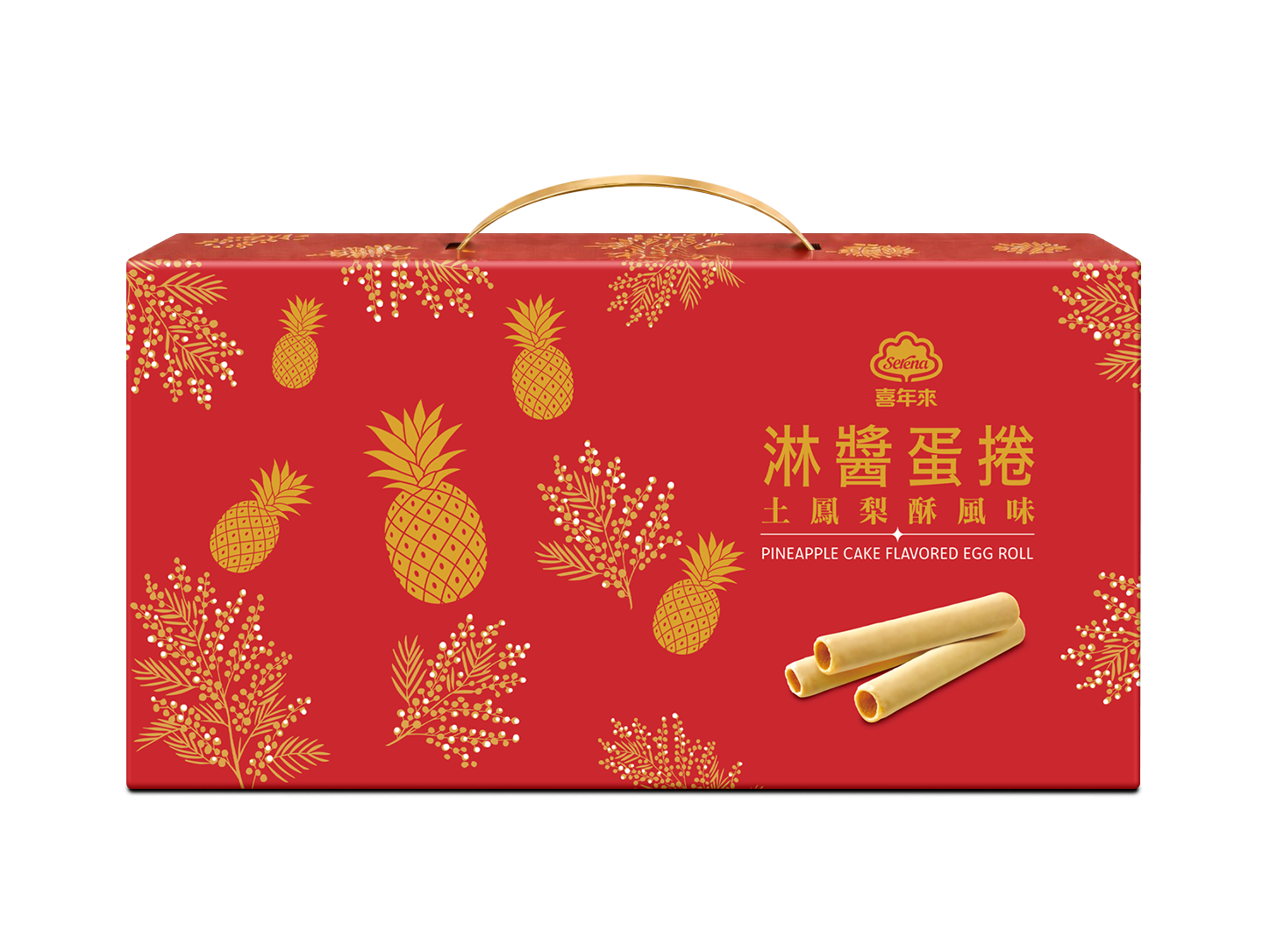 土鳳梨酥風味蛋捲禮盒</br>12支入